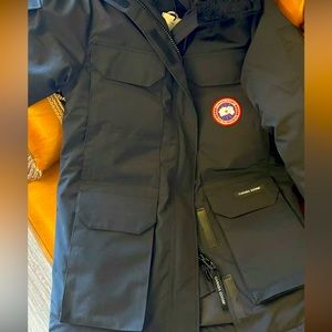 Woman Canada goose expedition parker